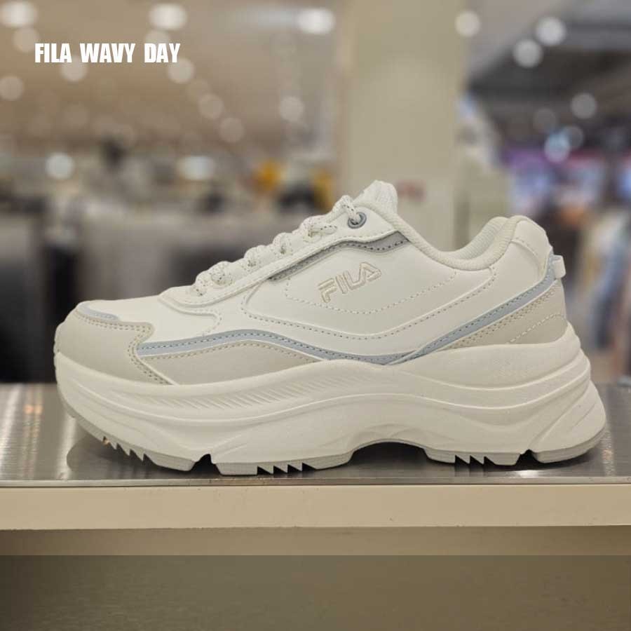 FILA★WAVY DAY★厚底★兼用★WHITE/BROWN/BLUE
