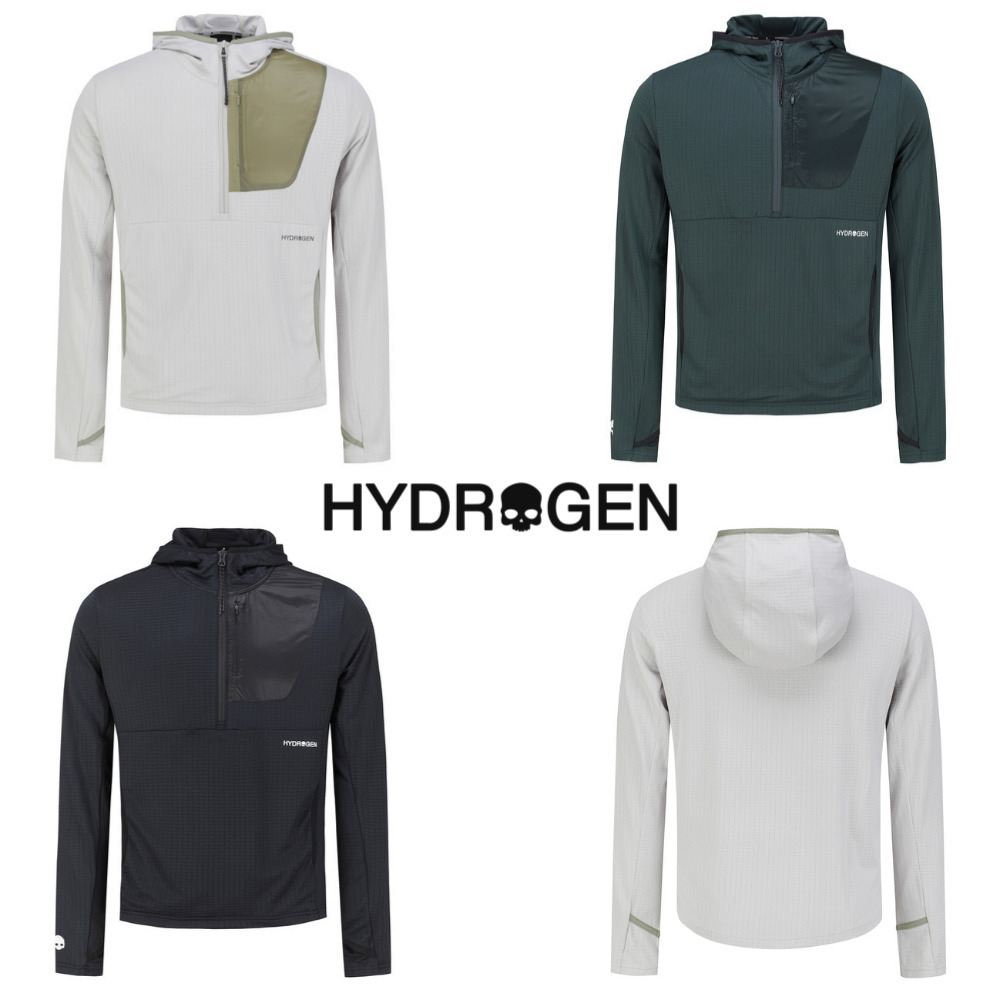 【HYDROGEN】 M's Trail Running L/S Hoodie ★