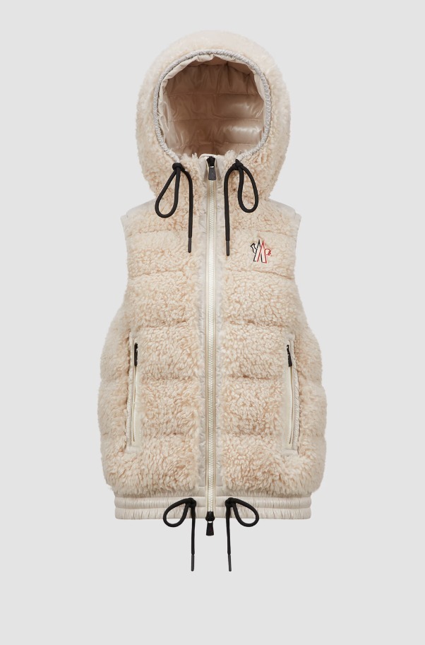 MONCLER GRENOBLE 2024/25秋冬新作 TEDDY フード付ダウンベスト