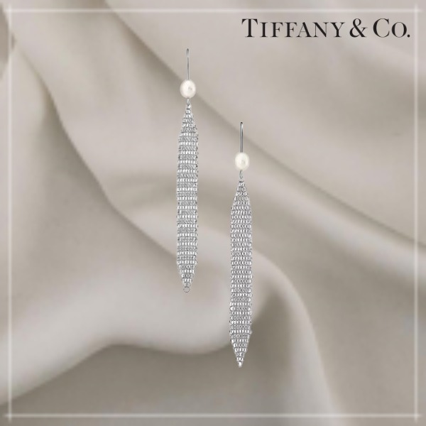 （国内完売）Tiffany & Co. メッシュタッセル ピアス