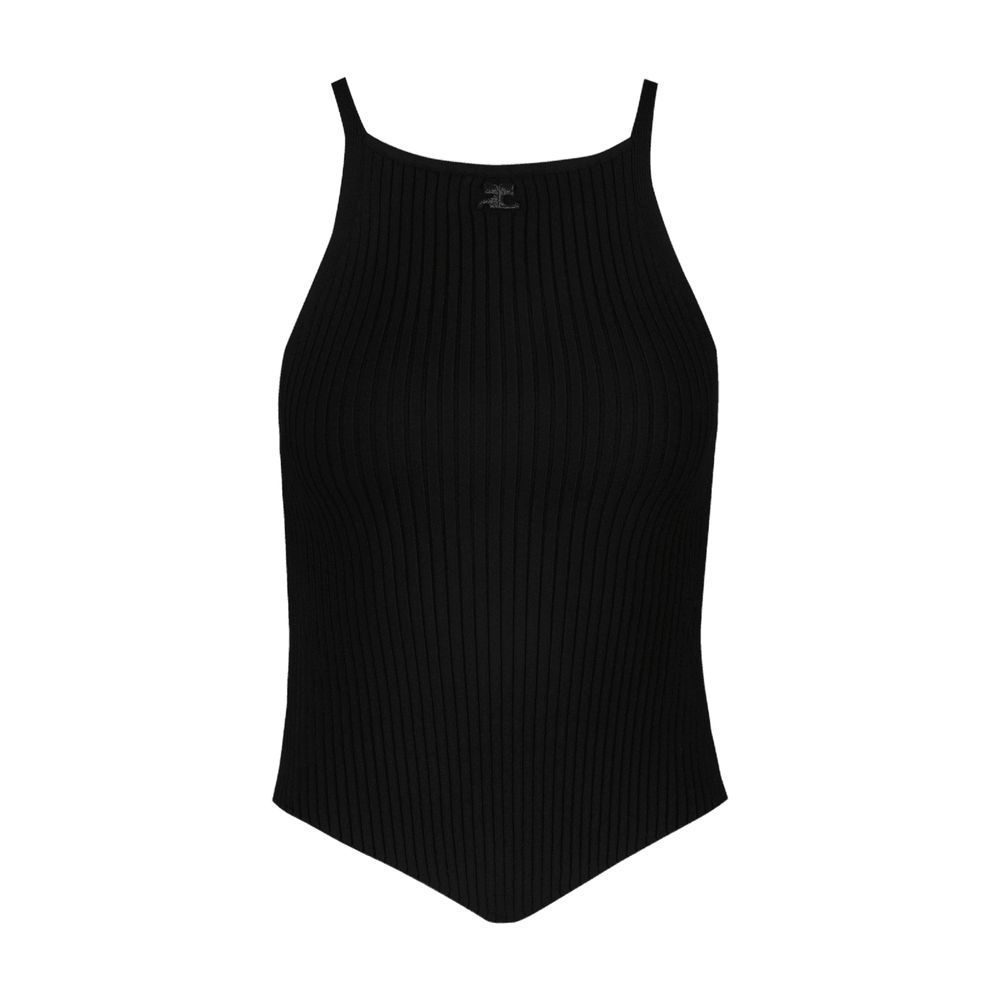 その他 Signature Top - Courreges - Cotton - Black