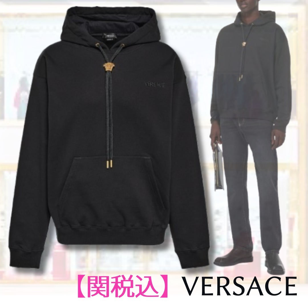 【関税込】VERSACE メデューサコットンパーカー