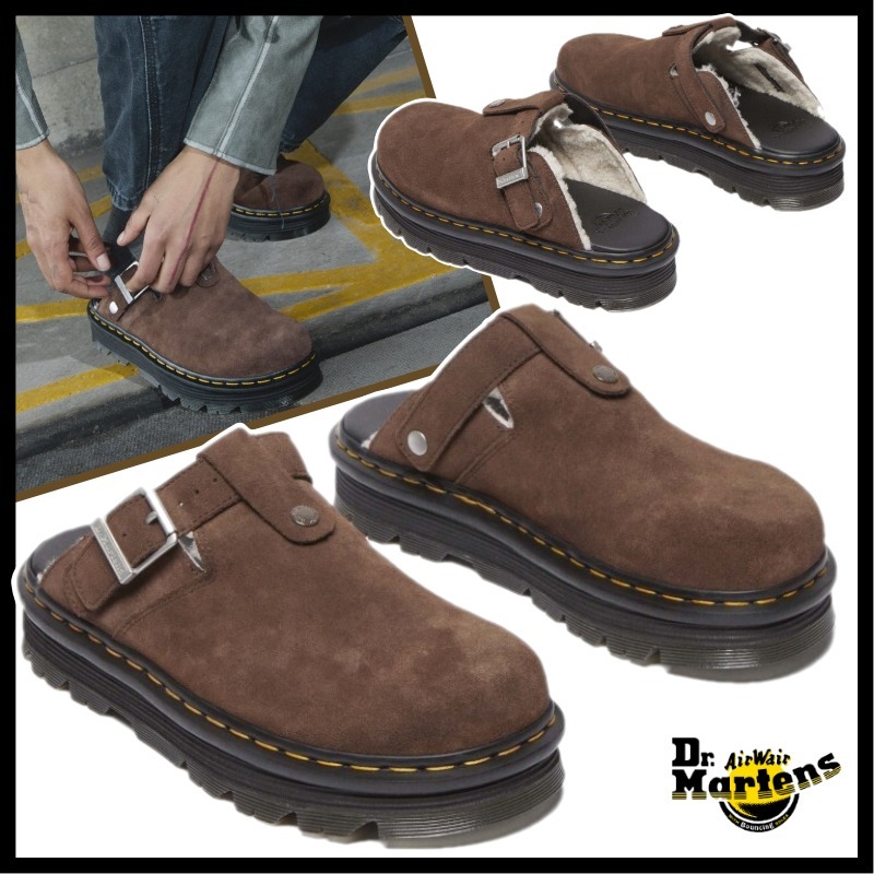 【Dr.Martens】ZEBZAG スエード フリースライナー付きミュール