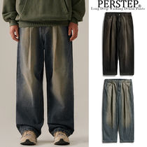 PERSTEP正規品★Long Deep Washing Denim Pants