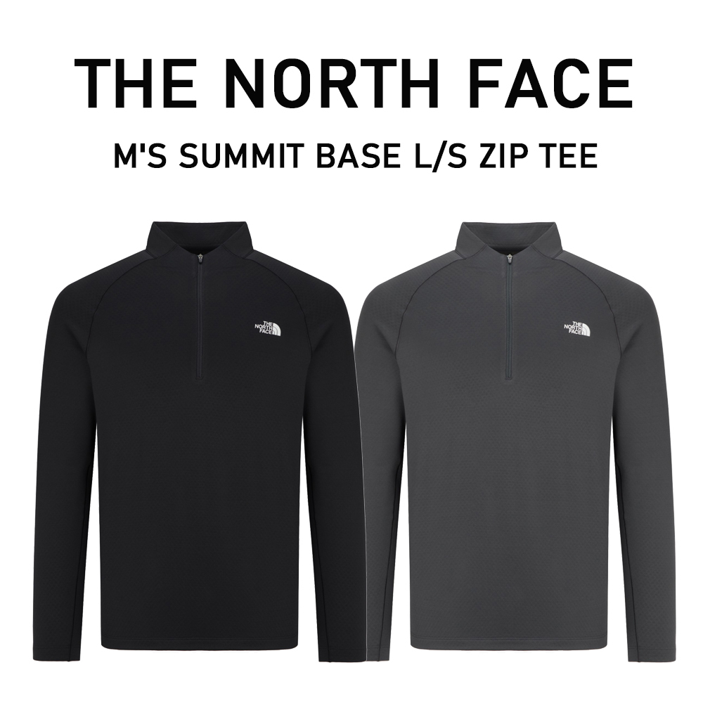 THE NORTH FACE★24-25AW★M'S SUMMIT BASE L/S ZIP TEE_NT7LQ54