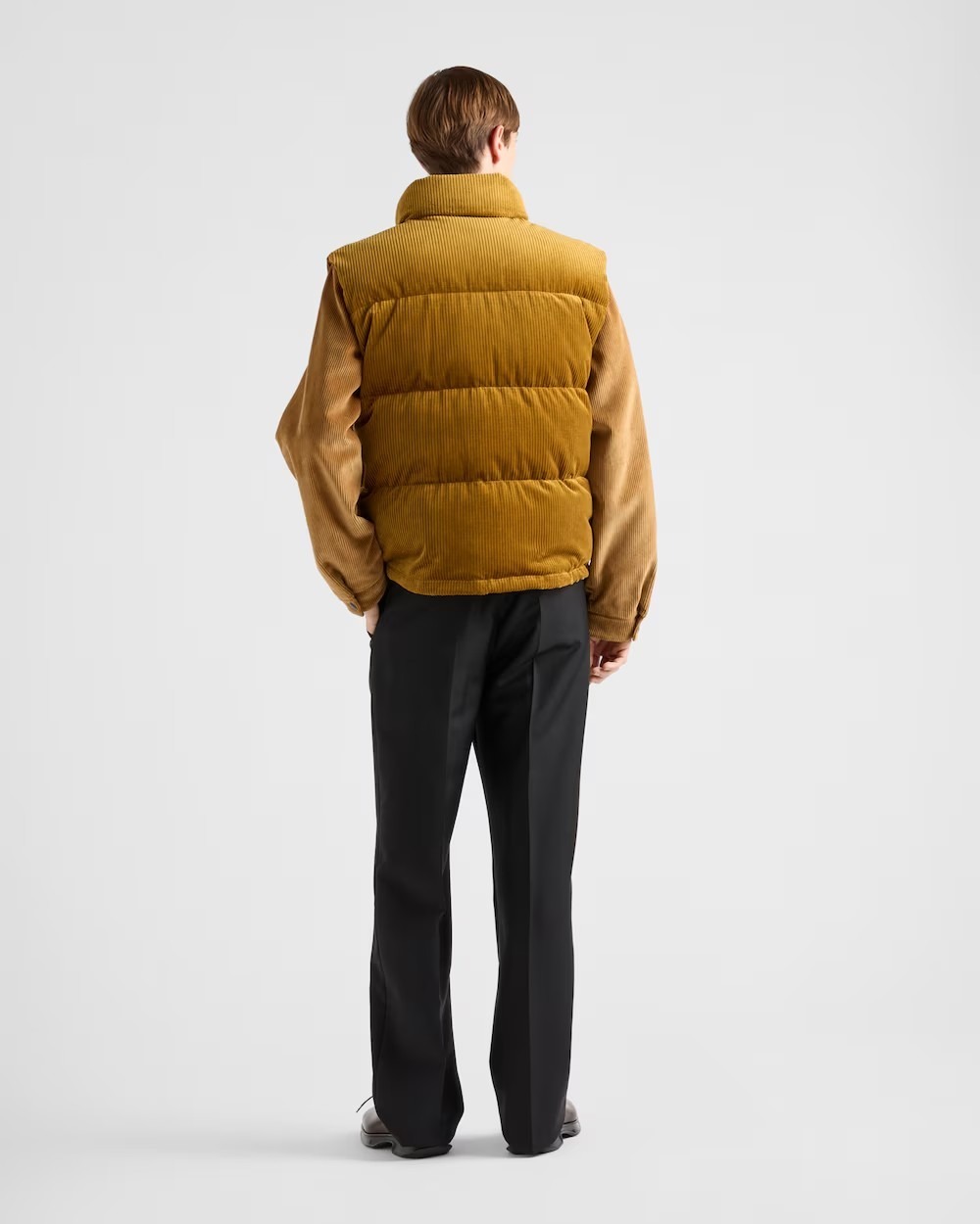 《送料無料》PRADA Corduroy down vest