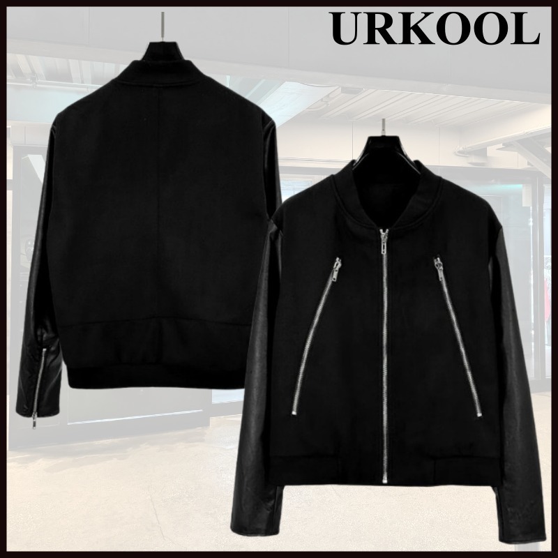 ☆関税/送料込み☆【URKOOL】ウールジップボーマージャケット