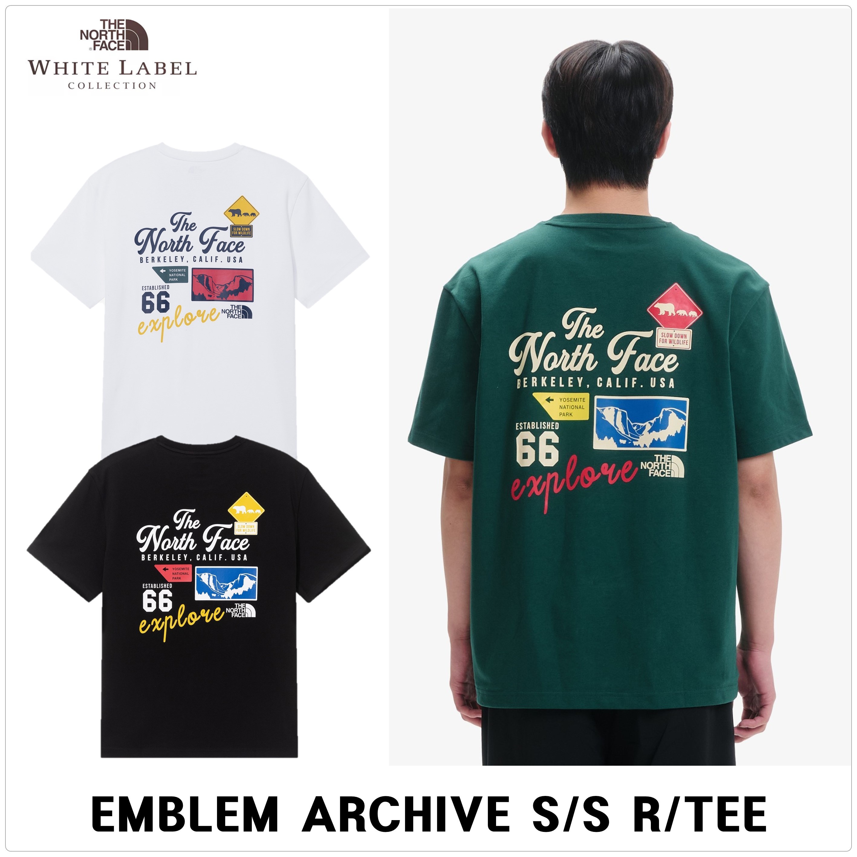 [ノースフェイス]EMBLEM ARCHIVE 半袖 Tシャツ★新作・25SS★