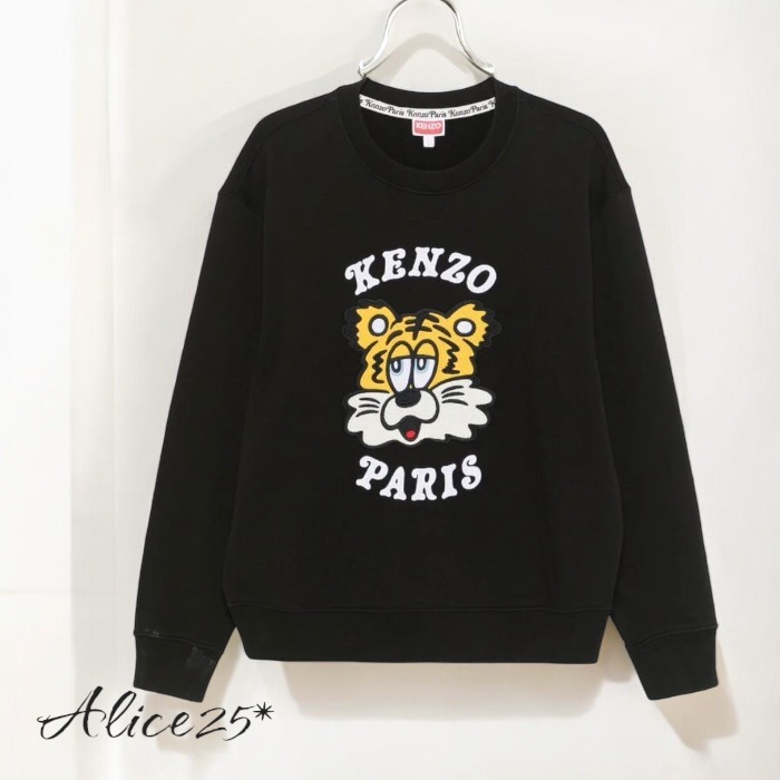 関税込 国内発送 [KENZO] ロゴ クルーネック スウェットシャツ