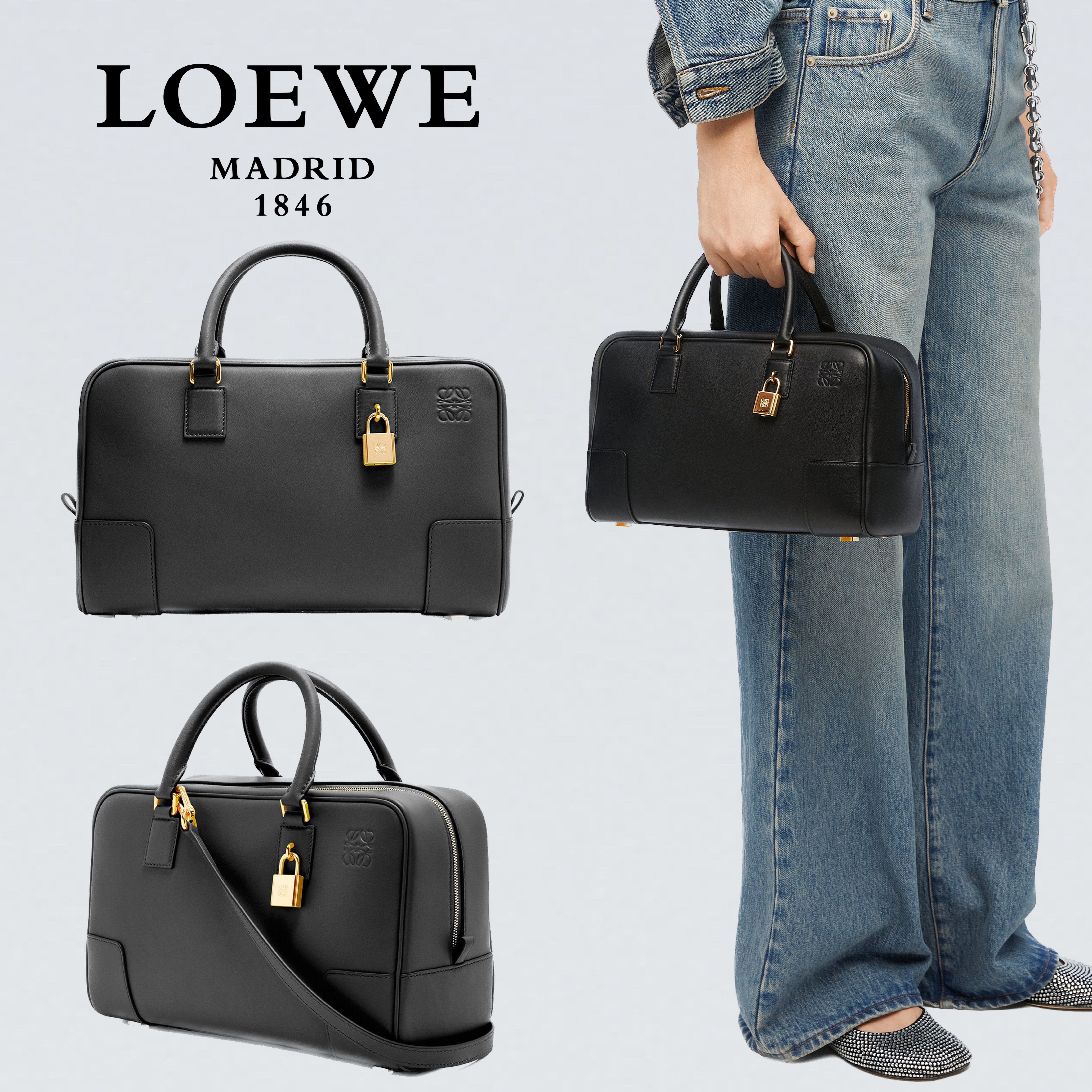 ∞∞ LOEWE ∞∞ Amazona 28 バッグ ☆ナパカーフ