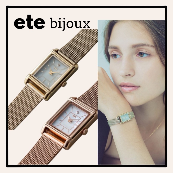 【ete bijoux 】エテビジュー ソーラーウォッチ 腕時計