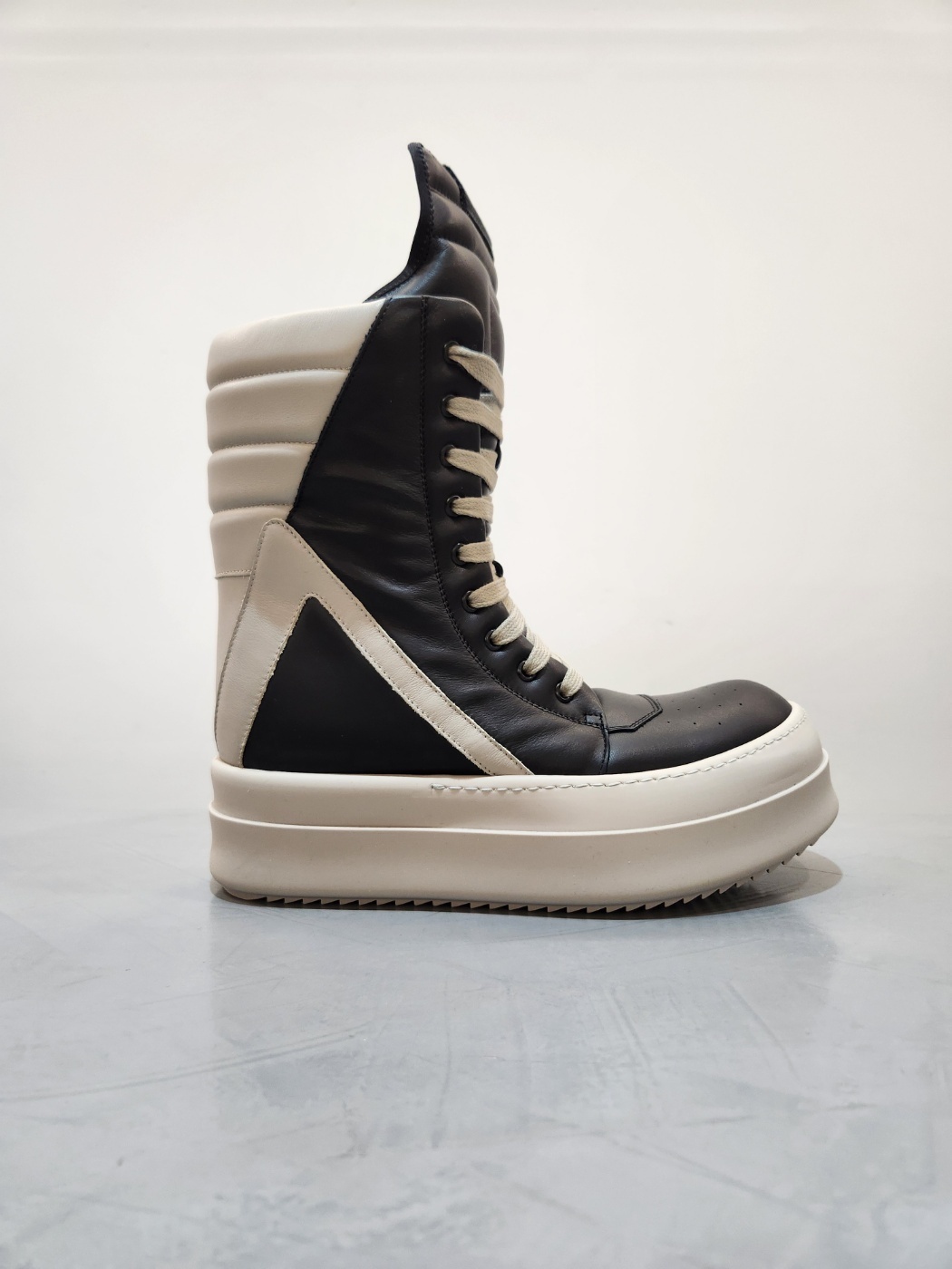 スニーカー RICK OWENS | RUNWAY MEGA GEOBASKETS BLACK/PEARL/PEARL (LCO)