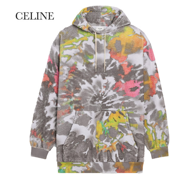 CELINE セリーヌ オーバーサイズ フーディー / テリーコットン