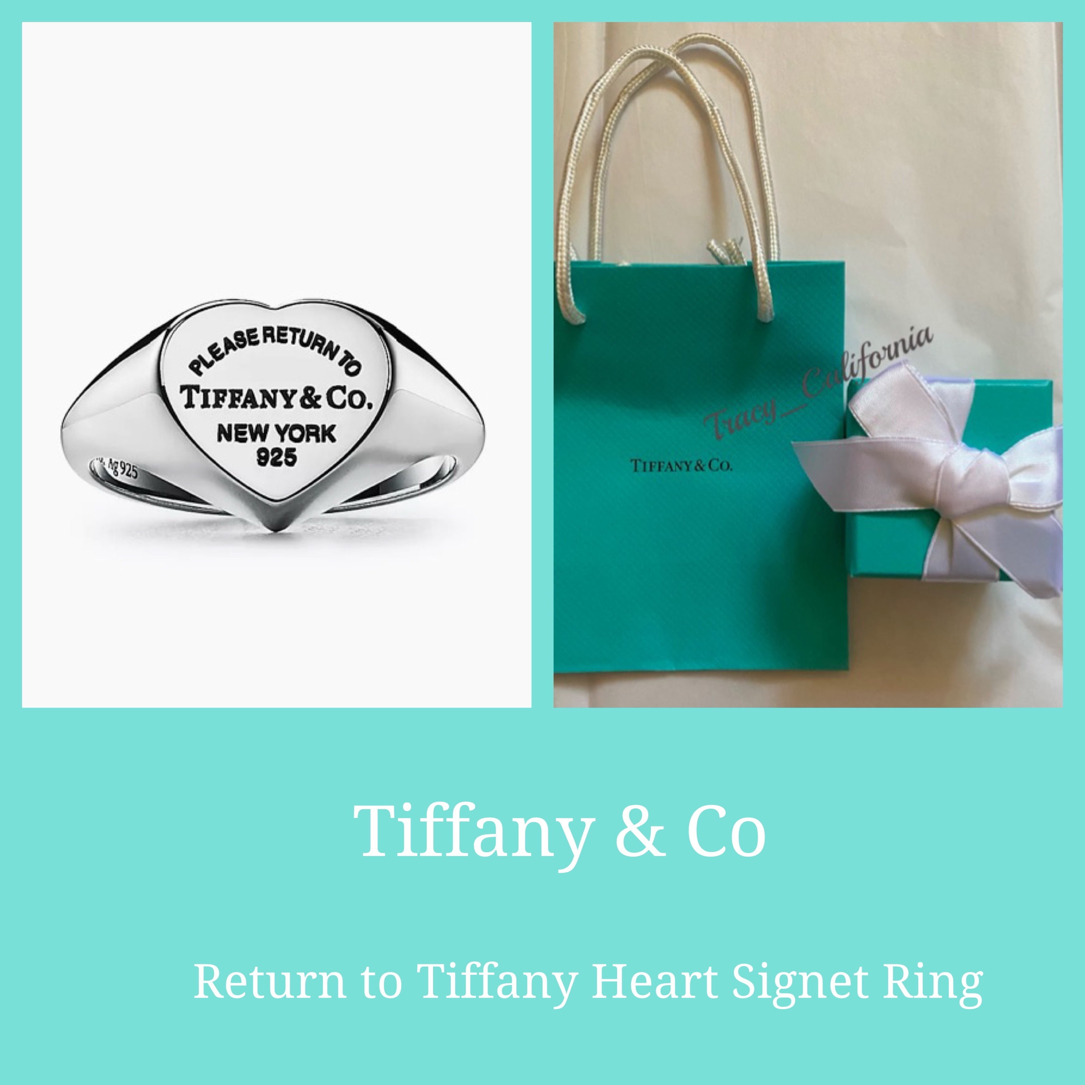 【Tiffany & Co】Return to Tiffany ハートシグネット リング