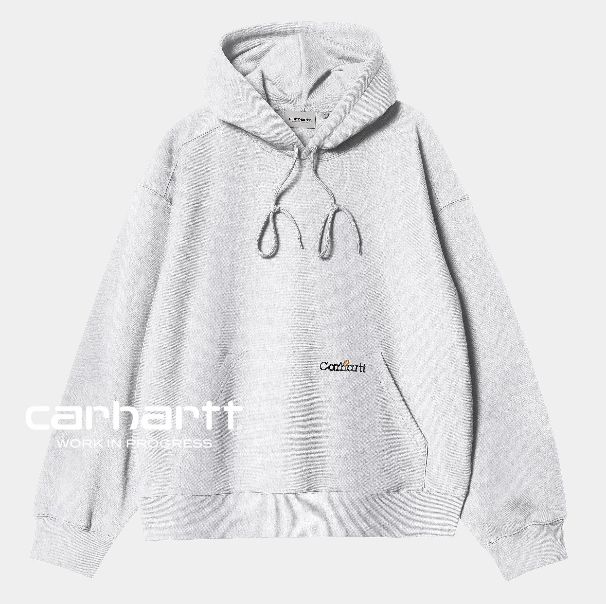 ★ドイツ発*carhartt WIP*新作*Label Script ロゴ刺繍フーディ/H