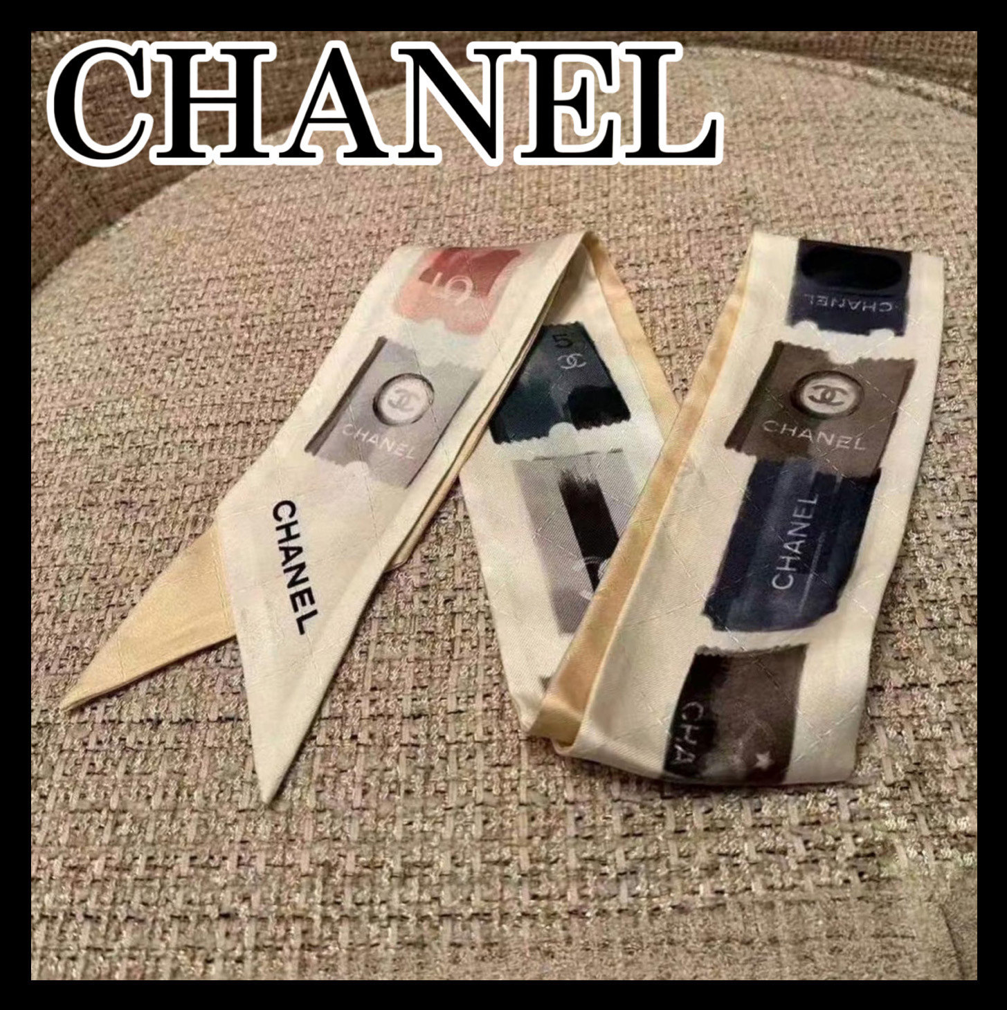 《シンプルで使いやすい高級感♪》24K限定★CHANEL ヘアバンド