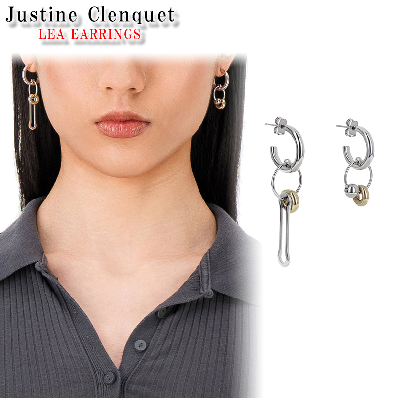 ジュスティーヌクランケ JUSTINECLENQUET LEA EARRING 両耳 ペア