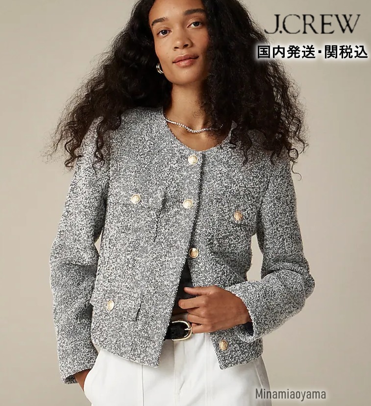 国内発送 J.Crewイタリアン ヘリンボーン ジャケット 関税込