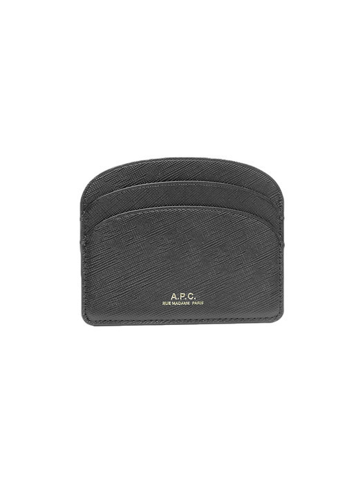 カードケース・名刺入れ A.P.C. 24SS Saffiano Demimoon Card Wallet PXBJQ F63270 LAG