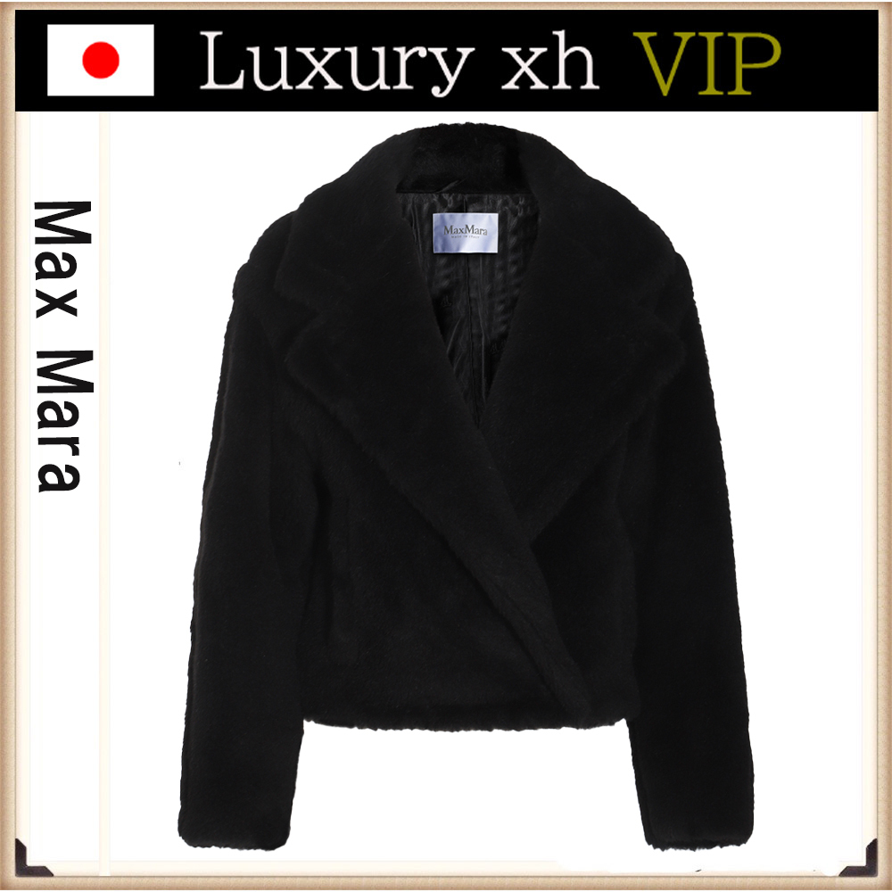 ★25SS Max Mara OGGERI テディベア ウール ショート丈 コート