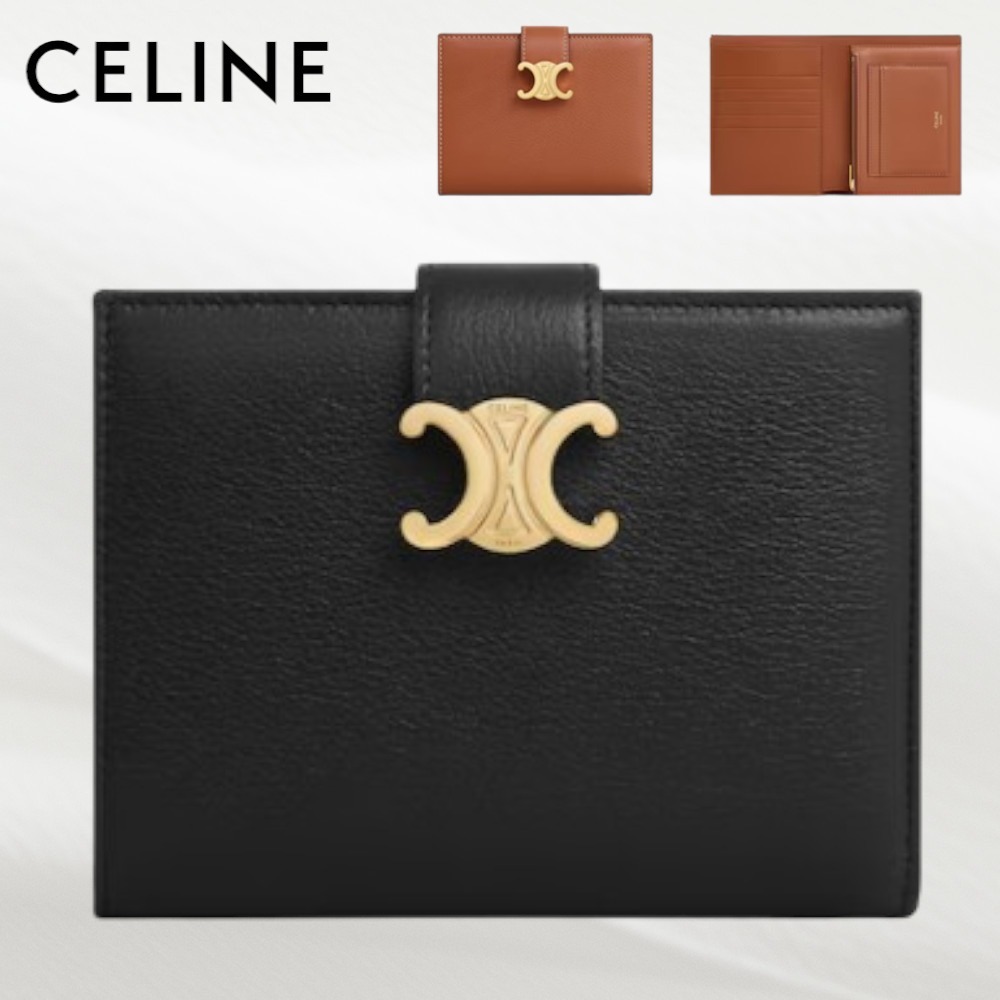 □CELINE□ミディアム ストラップ ウォレット / 二つ折り財布