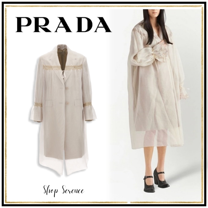 ☆関税込☆【PRADA】トレンチコート ナイトガウンアウトドア