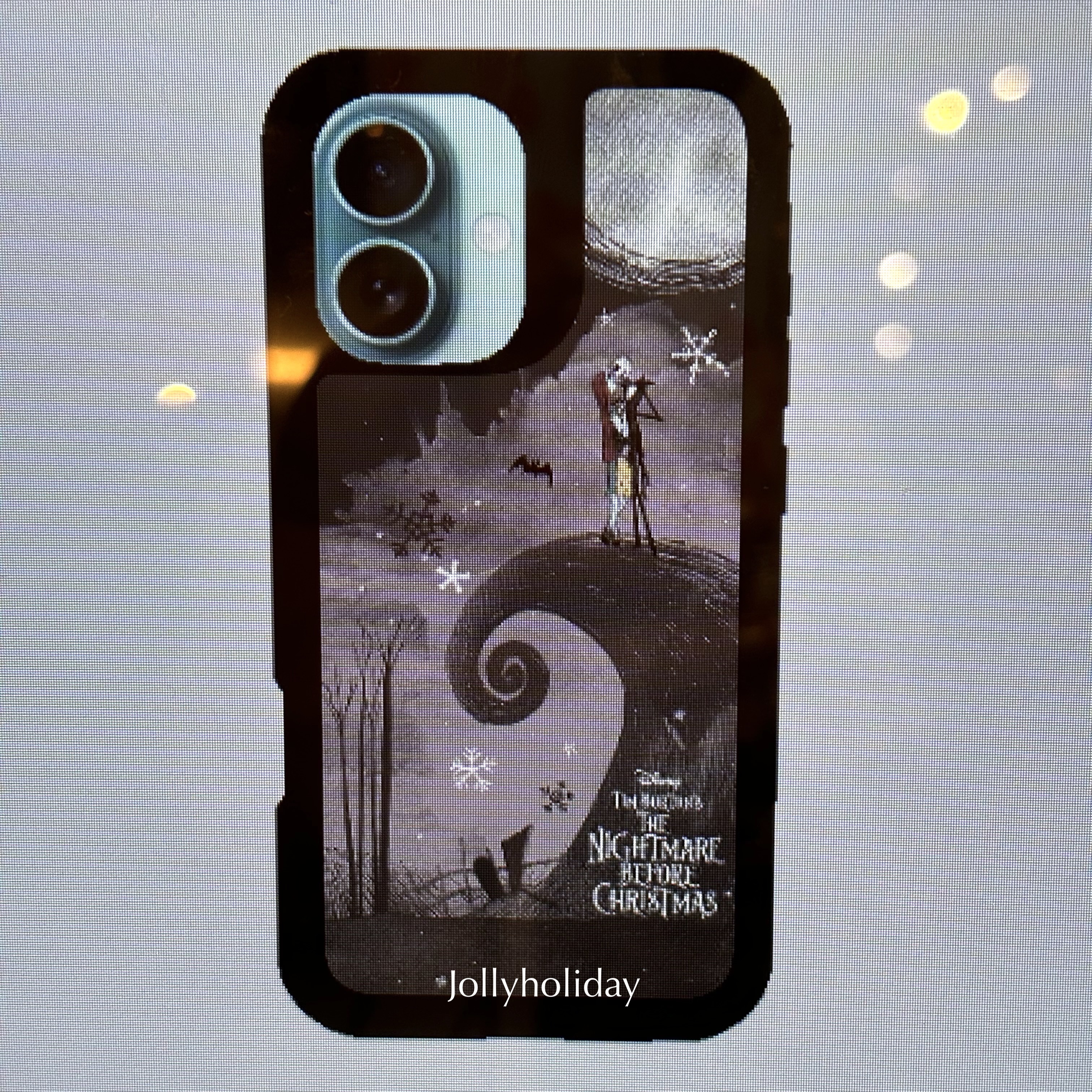 ☆US Disney Parks☆ナイトメア ジャック＆サリー iPhoneケース