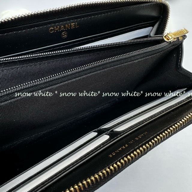 明日着 限定 キラキラxGOLDの大きなCCマーク ZIP 長財布 CHANEL 明日着 限定 キラキラxGOLDの大きなCCマーク ZIP 長財布 CHANEL
