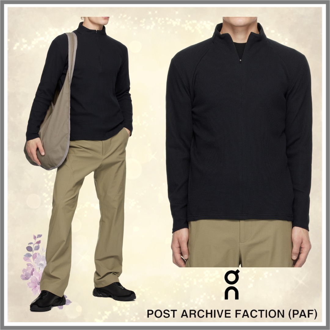 【PAF】7.0コレクション ブラック 長袖 スウェットシャツ