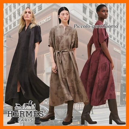 注目 536 HERMES(エルメス) ワンピース・オールインワン(レディース ワンピース