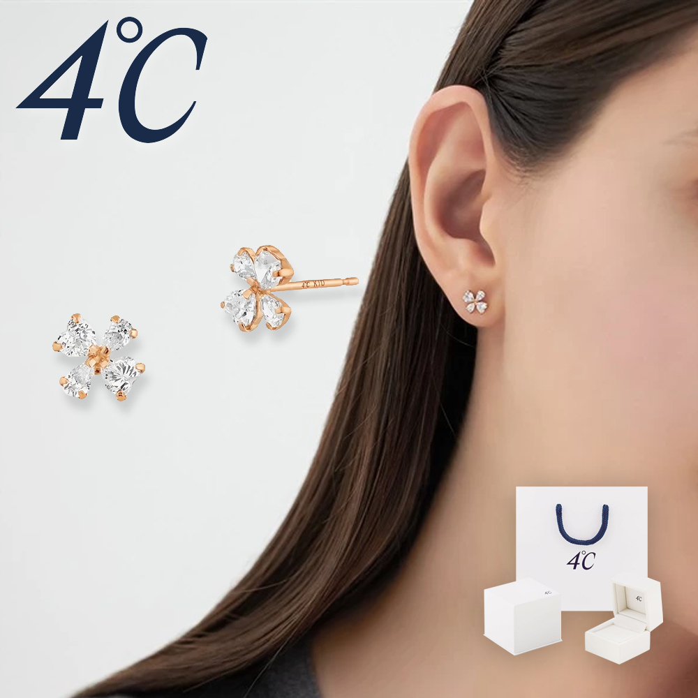 【大人気!!】4℃ ヨンドシー ピアス K10ピンクゴールド