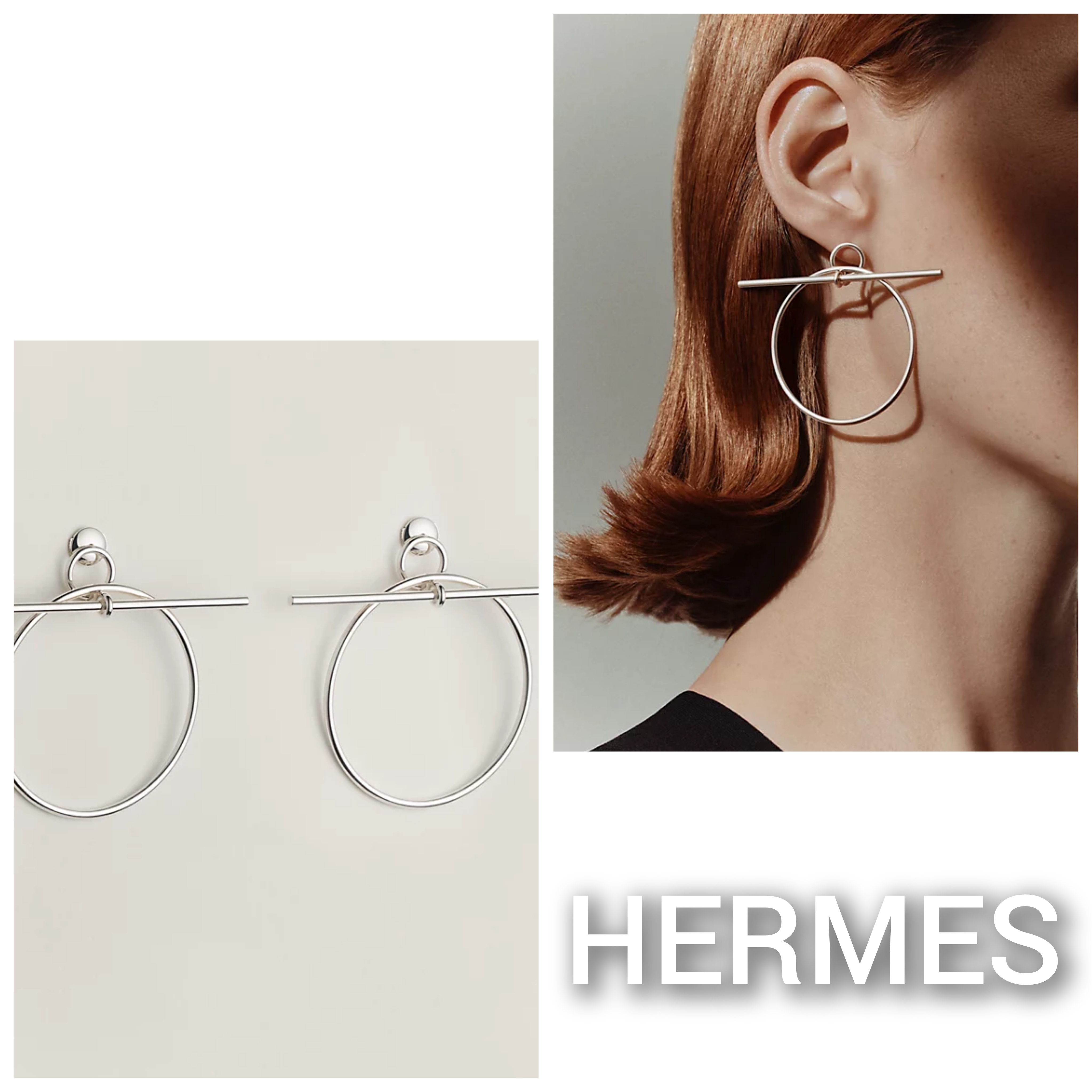 【即完売】HERMES ループピアス レディース ピアス 大好評