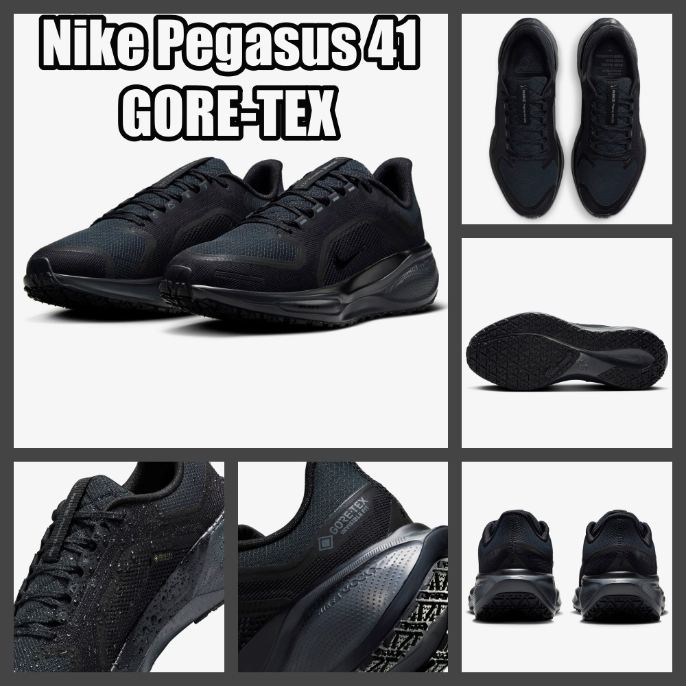 【NIKE】◆Pegasus 41 GORE-TEX Black◆FQ1357-001◆