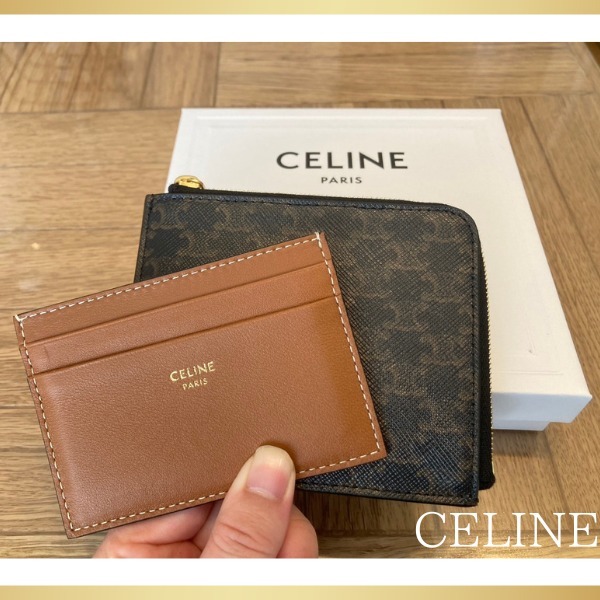 【CELINE】セリーヌ カードホルダー付きコインパース unisex