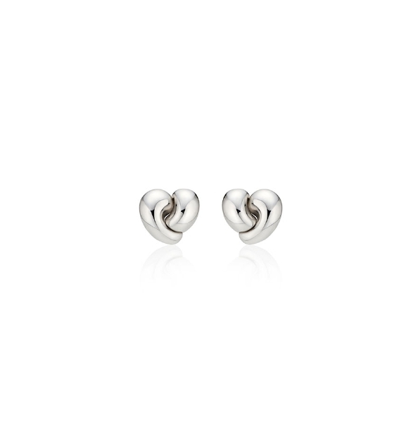 【HYERES LOR】24FW★ Etrev Silver W Tail Duet Love Earrings HYERES LOR】24FW☆ Etrev Silver Tail Duet Love Earrings