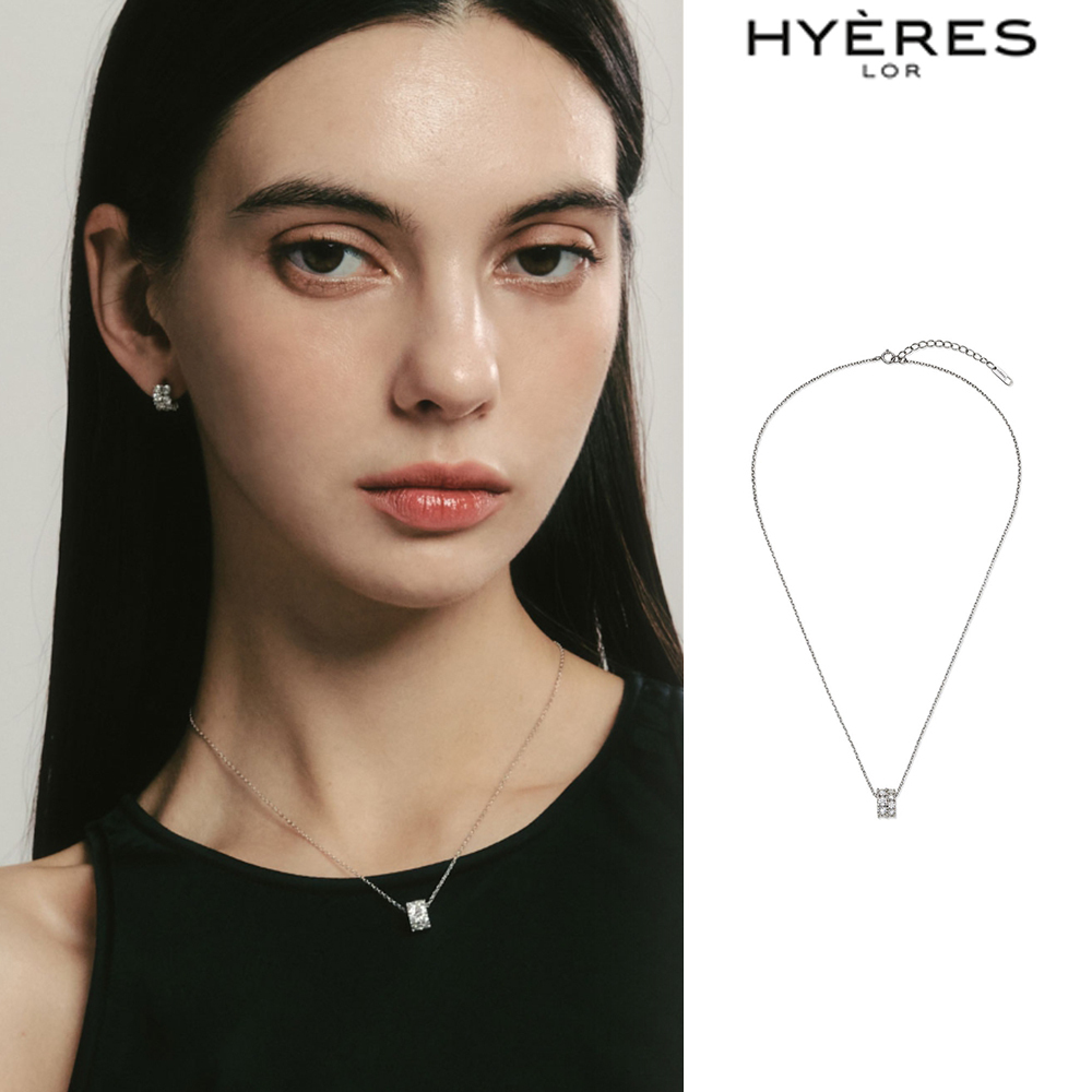 【HYERES LOR】24FW★ Essence Silver W Twinkle Moissanite NC