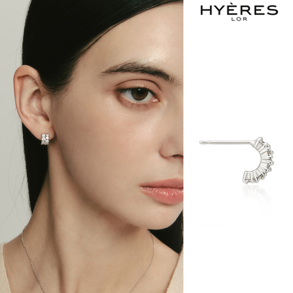 【HYERES LOR】24FW★ Essence SL Twinkle Moissanite Earrings