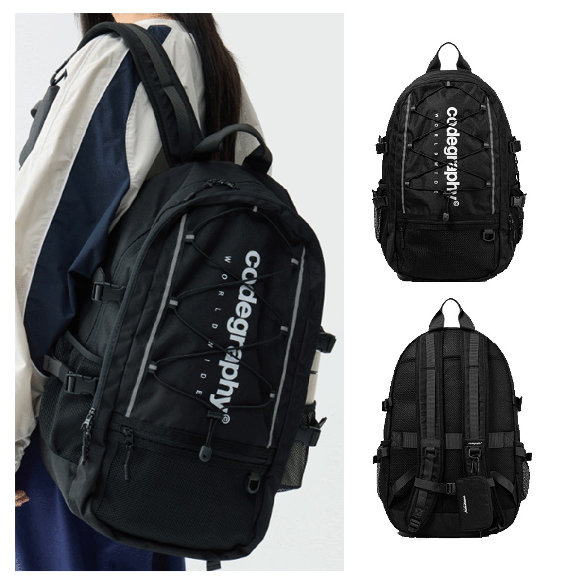 バックパック・リュック Code graphy Codegraphy Utility Backpack 4MM060