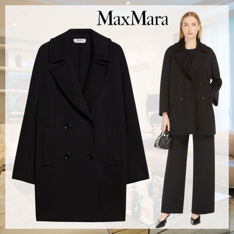 【上質】'S Max Mara《GRADI》スキューバ ジャージー ピーコート