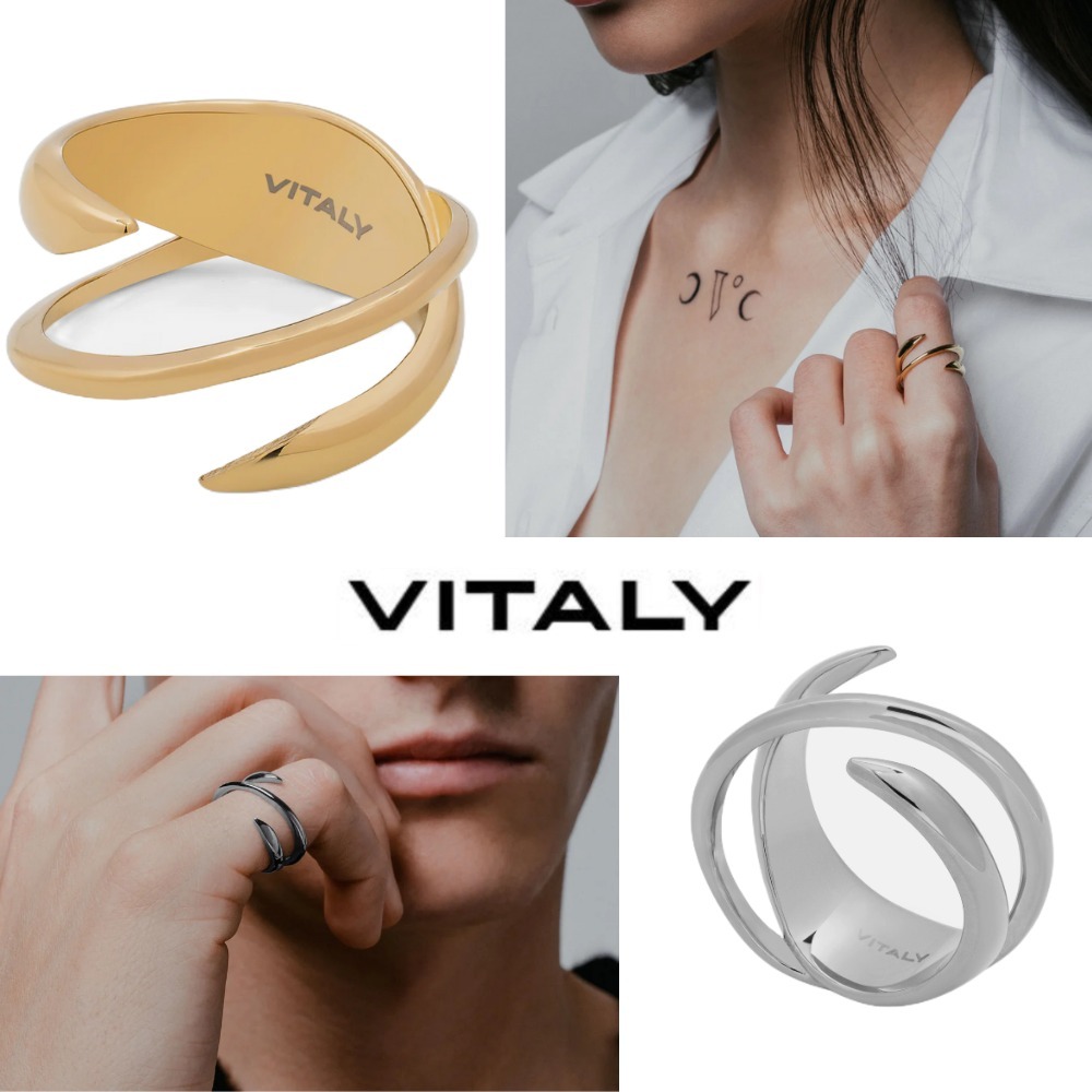 日本未販売【VITALY】ユニセックス 2色展開 Helix リング
