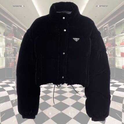 クロップド PRADA(プラダ) ダウンジャケット・コート(レディース