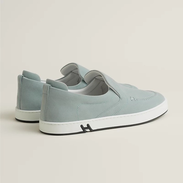 爽やかカラー☆大人気】HERMES スニーカー slip-on Kiddy ロゴ