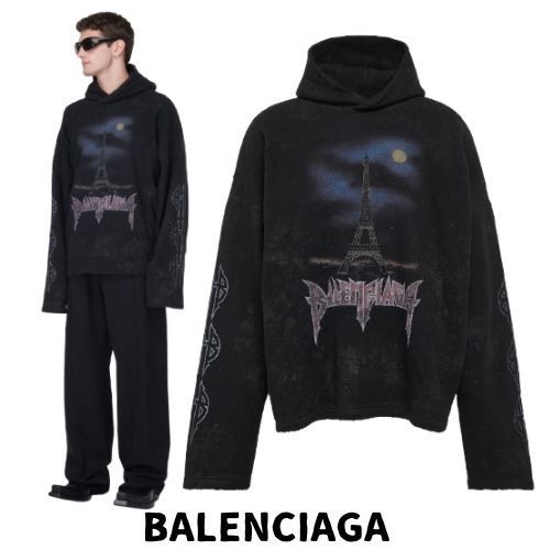 【BALENCIAGA】プリントパーカー