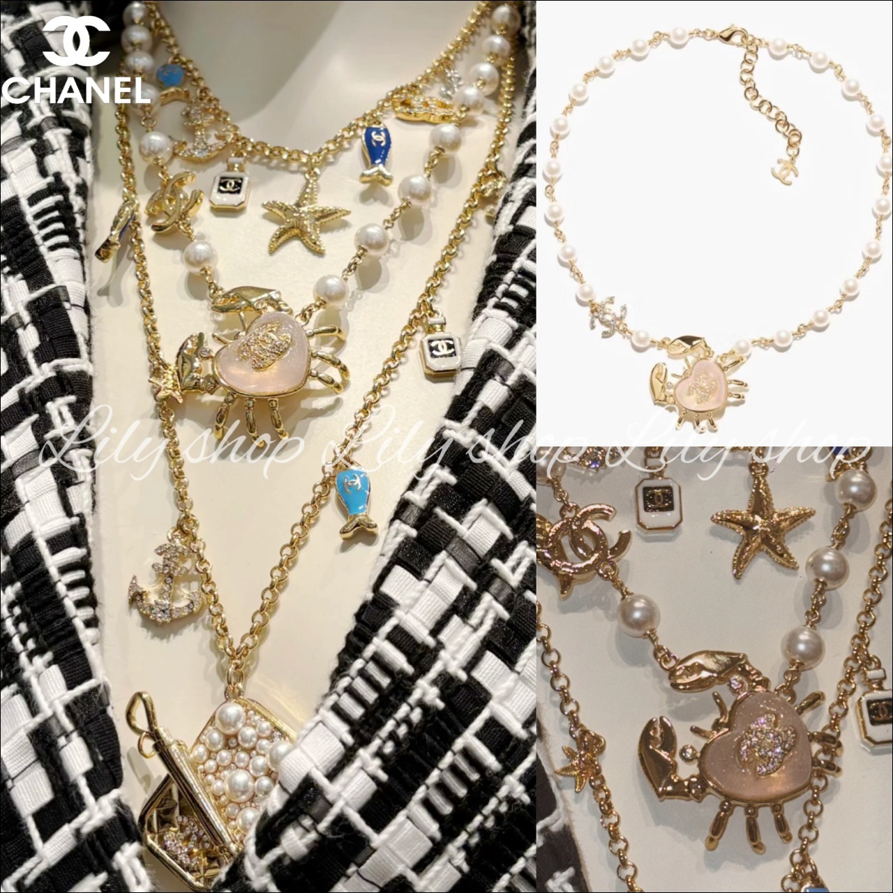 可愛いカニさん◎【CHANEL】ネックレス