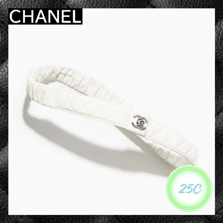 ☆レザー×ロゴが目を惹く☆ CHANEL ベルト ホワイト