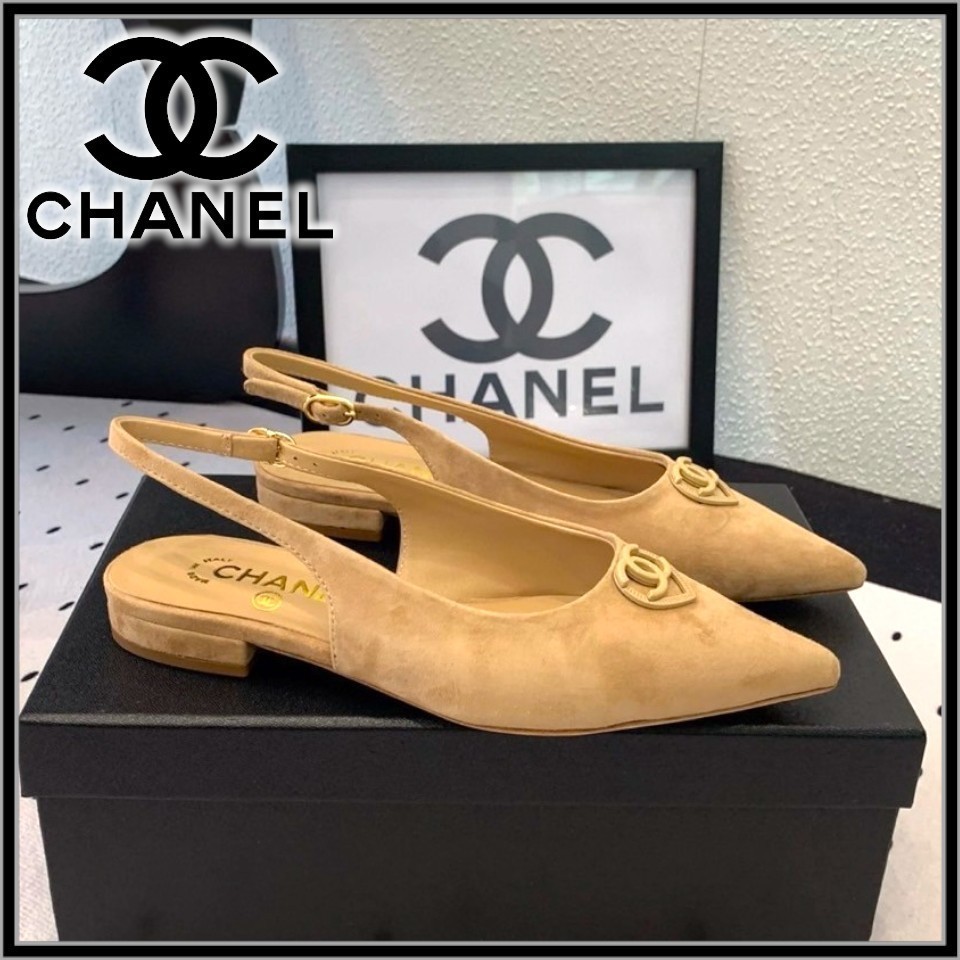 ハートのロゴが可愛い♪【CHANEL】パンプス