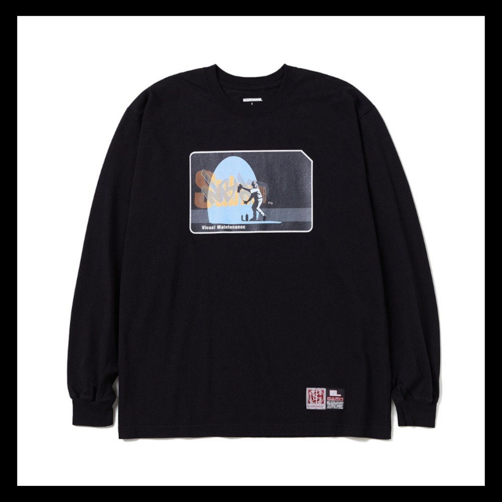 【かっこいい♪】Neighborhood NH X SUBWARE . TEE LS-1