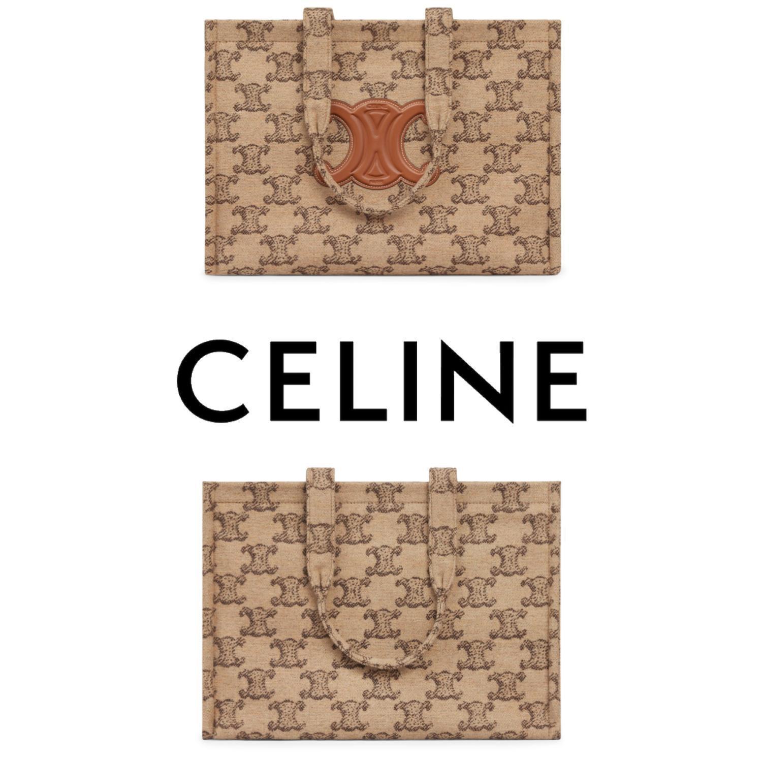 大人気【CELINE】 ラージ カバ タイス / トリオンフテキスタイル