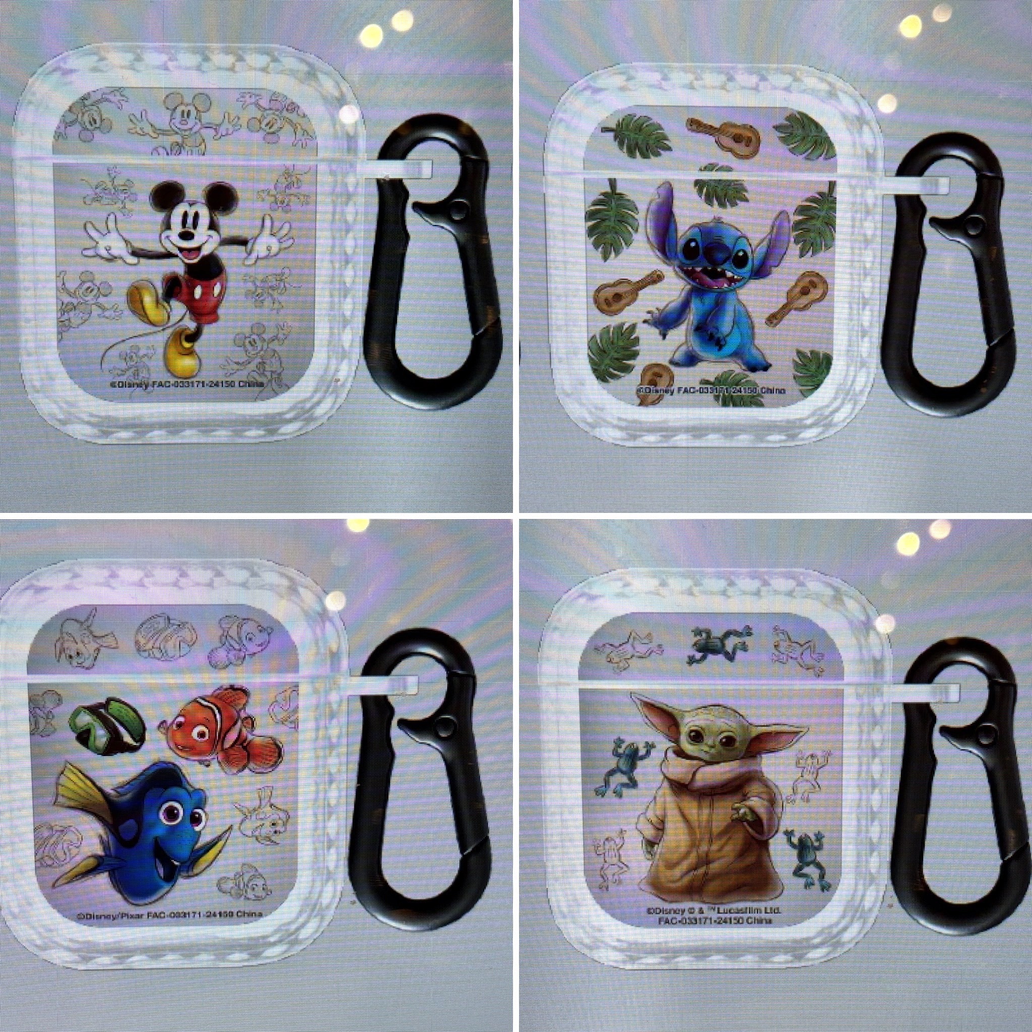 ☆US Disney Parks☆スケッチ風キャラ4種類 AirPodsケース