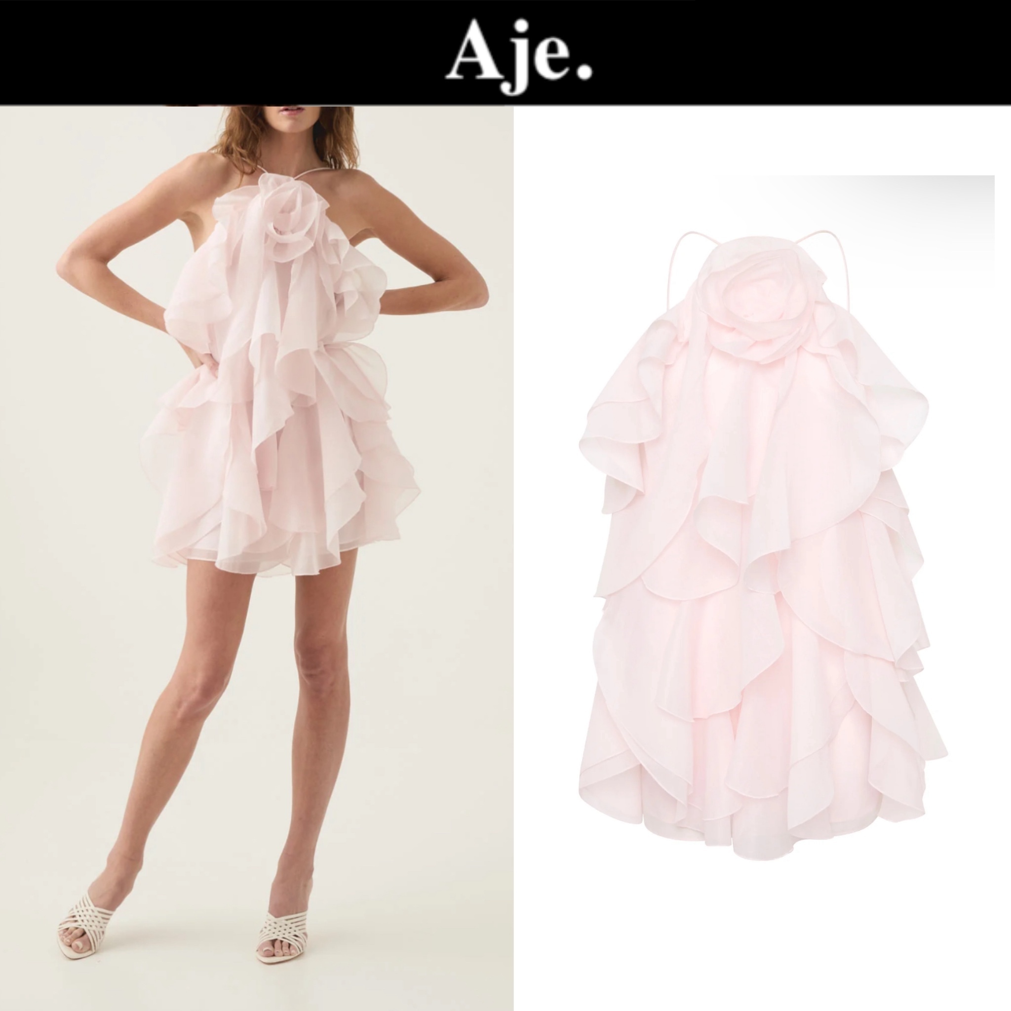 Aje.】Pandorea Layered Mini Dress